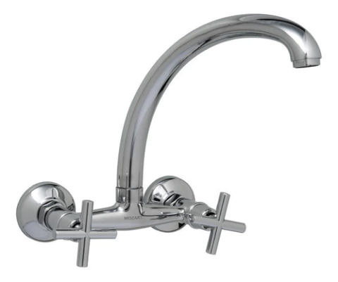 Grifería Mezcladora Pared Pico Cisne Mozart