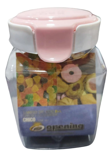 Frasco Tarro Potiche De Cocina 1000 Cc 14 Cm De Alto Colores