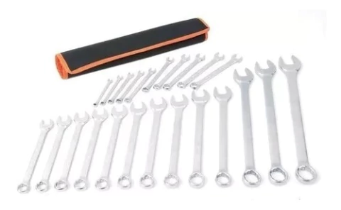 Juego Llaves Combinadas 23 Pzs Con Estuche Tactix Tx370536