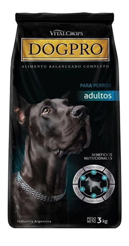 Alimento Perros Dogpro Adultos Bolsa 3 Kg Todas Las Razas