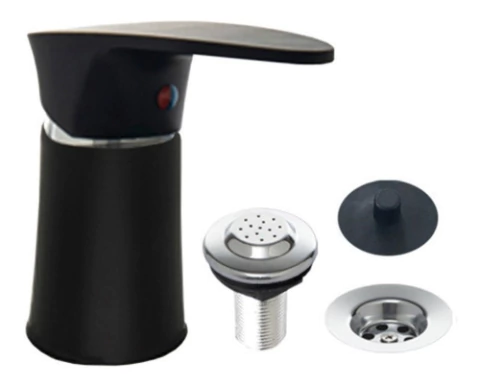 Griferia Bidet Monocomando Abs Negra Doha Mozart