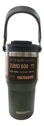 Vaso Termico Waterdog Zumo600 Doble Capa Acero Inoxidable