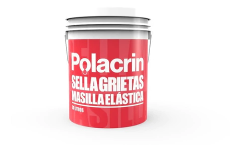 Masilla Elastica Pared Medianera Sella Grietas Polacrin 1 Lt