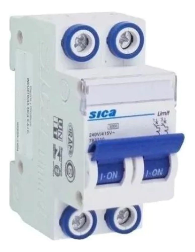 Llave Termica Bipolar Termomagnetica 2x50 2x63 Sica