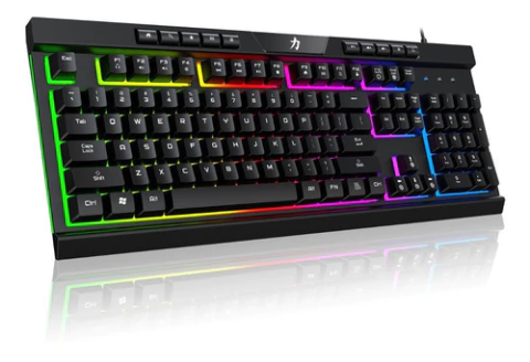 Teclado Gamer Gaming Multifuncion Deckard Multimedia Rgb Led