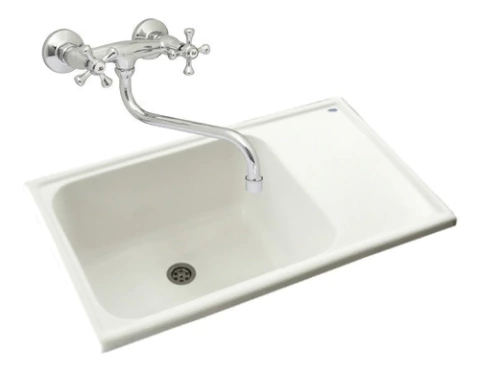 Pileta Lavadero Durafort C/ Mesada 80x48 + Griferia + Sopapa