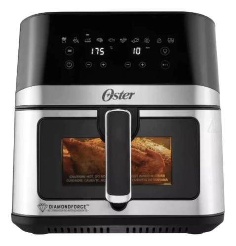 Freidora De Aire Digital Oster Con Ventana 7.5 Litros