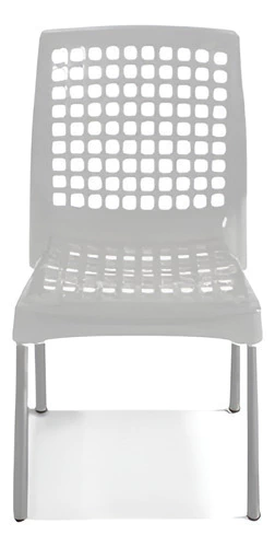 Silla Plastica Dubai Patas Metálicas Colombraro Art. 5403