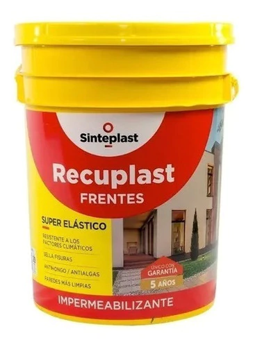 Recuplast Frentes Impermeabilizante X 20 Lts Sinteplast
