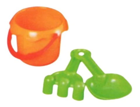 Set De Playa Balde + Pala Y Rastrillo Opening Nro 3