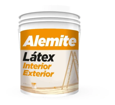 Pintura Látex Interior Exterior Alemite Polacrin X 20 Lts
