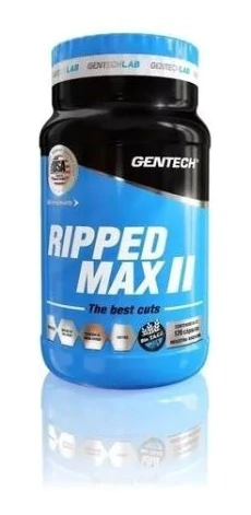 Gentech Ripped Max Ii New 120 Cap Quemador Grasa Suplemento