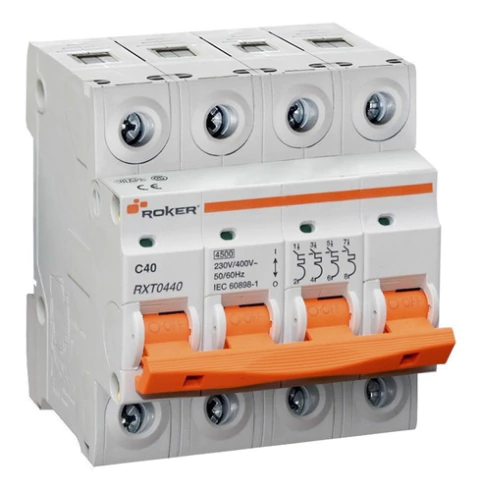 Llave Termica Tetrapolar 4x40a Roker