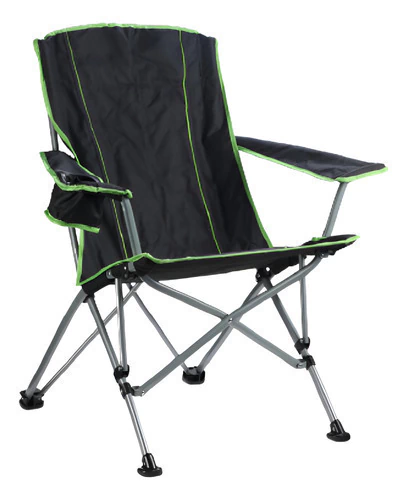 Silla Plegable Con Respaldo Alto Waterdog Bc341dh Negro