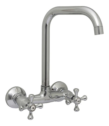 Grifería Mezcladora Pared Pico L Mozart