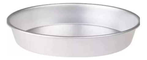 Tortera Baja Redonda Aluminio Torta Bizcochuelo N32
