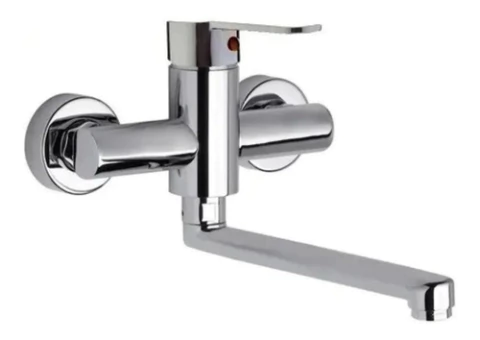 Vml Premium Grifería Monocomando Cocina Pared Cromada