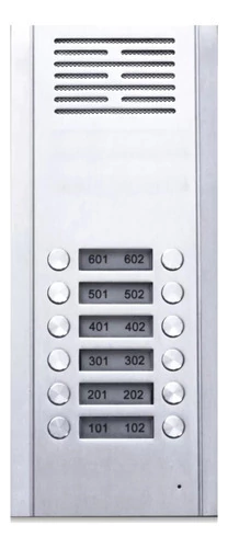 Frente Portero Eléctrico Sica Para Edificios 12 Internos