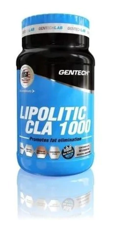 Gentech Lipolitic Cla 60 Cap Quemador De Grasa Sin Tacc