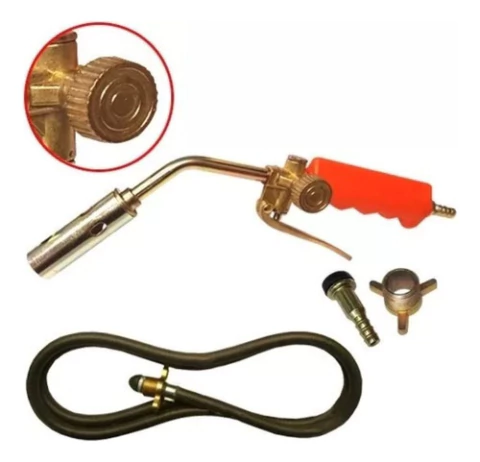 Soplete Techista Cn Gatillo Boca 50mm 3kg Y Manguera Abrasol