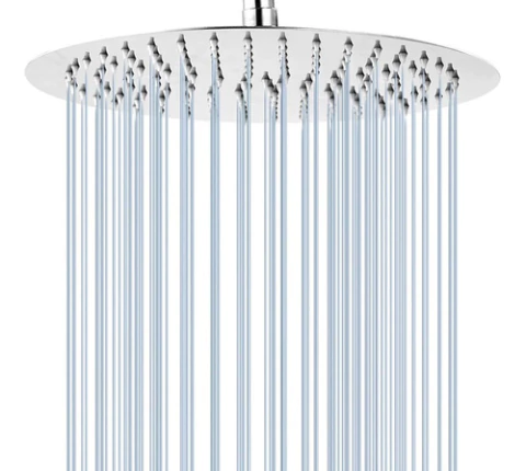 Ducha Redonda De 6 De Acero Inoxidable Con Acople Mozart