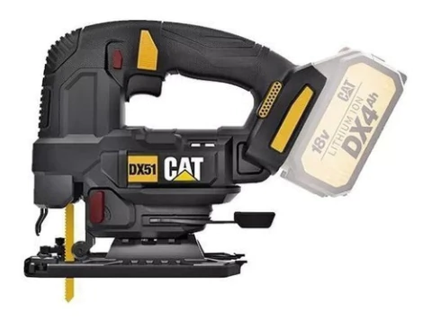 Sierra Caladora Inalámbrica 18v Caterpillar Catdx51b