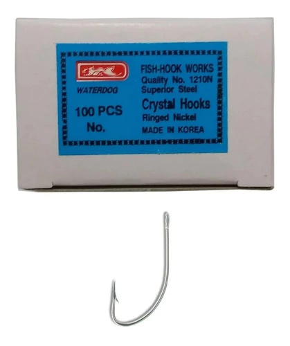 Anzuelos Waterdog Pejerrey 1210-1/0 X 100 Unidades 2,8 Cm