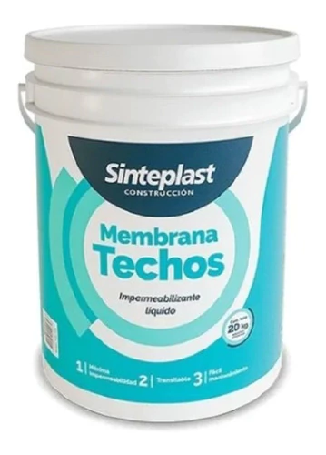 Membrana Liquida Techos Sinteplast Color Rojo 5 Kg