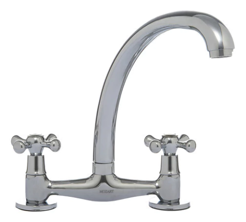 Griferia Cocina Mezcladora Mesada Mozart Pico J Grueso 8577