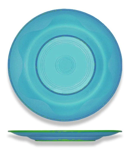 Plato Plástico Postre 18 Cms Colombraro