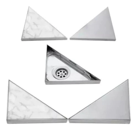 Rejilla Piso Acero Inoxidable Ducha 28 X 20 X 20cm Dhinox