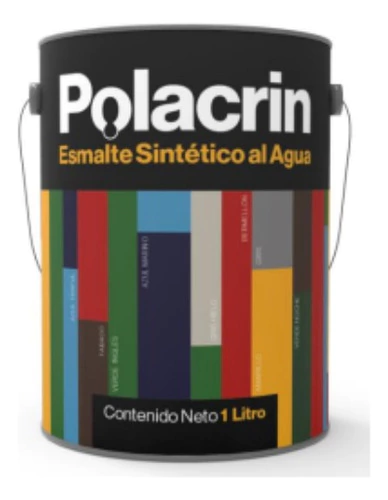 Esmalte Polacrin X 1l Triple Accion Al Agua