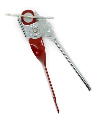 Abrelatas Mariposa Con Cuchilla De Acero Rojo Metal Jovifel