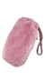 Bolsito Teddy Bebita rosa con textura peluda y asa.