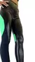 Legging Vikingo Lima en oferta, diseño con paneles negros y verdes.