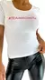 Remera blanca con el texto #TEAMROMITA en rosa, parte del catálogo OUTLET Y SALE!