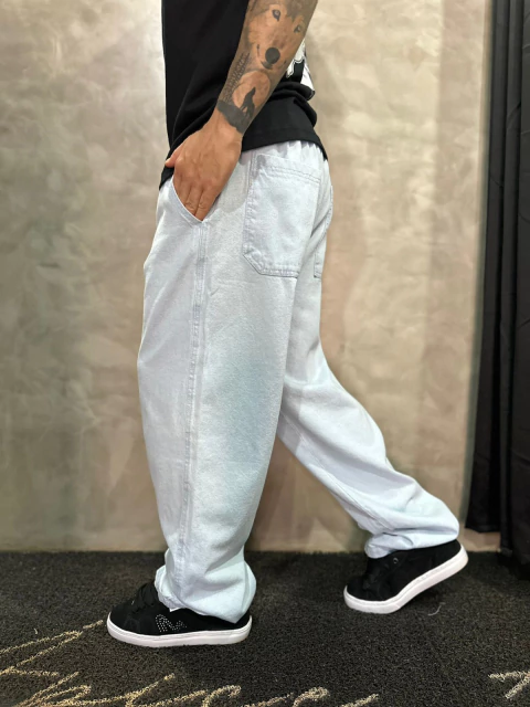 CALÇA BAGGY MAGIC JEANS - CRISTAL - Ápice Multimarcas