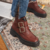 BOTA BUCKLES BORDÓ - tienda online