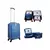 Kit Mala De Bordo Com Organizador De Viagem Abs Cadeado Anac - Falcon Line
