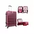 Kit Mala De Bordo Com Organizador De Viagem Abs Cadeado Anac - loja online