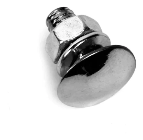 Parafusos Da Placa Cromado Com Porca E Arruela