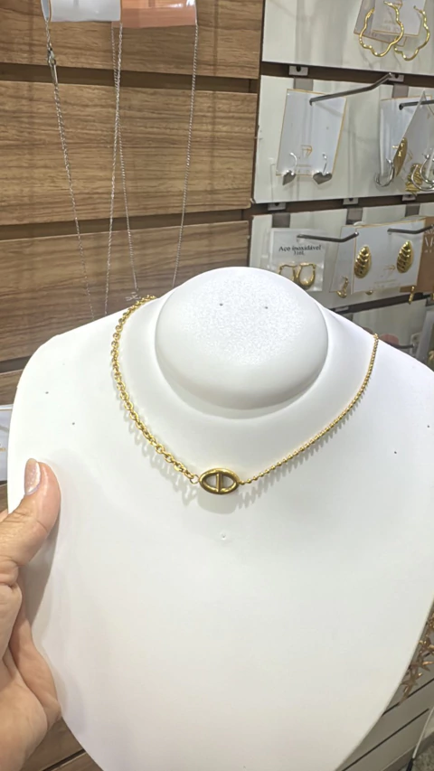 Colar aço inoxidável DIO