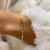 Bracelete algema fio retangular Prata 925 - comprar online