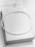 Bracelete algema fio redondo Prata 925