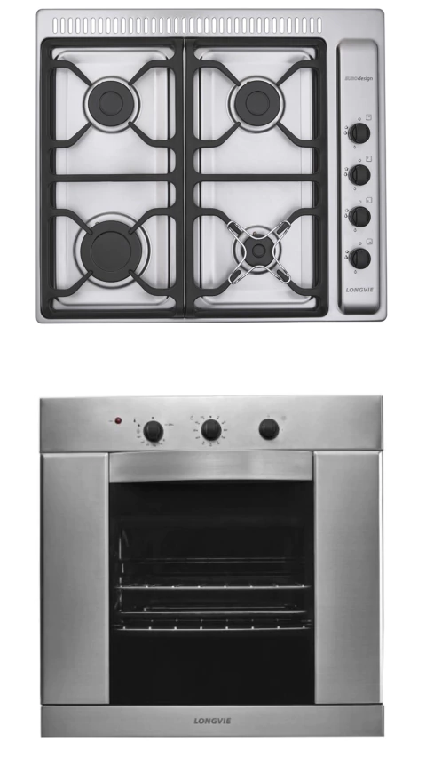 Combo Longvie Anafe A6600RFX + Horno H1900XF a gas - comprar online