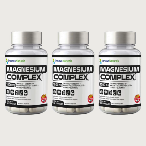 MAGNESIUM COMPLEX 8 EN 1 - 60 CÁPSULAS | COMBO X 3