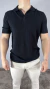 POLO TRICOT PRETA - comprar online