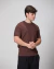 CAMISETA TRICOT MARROM - comprar online
