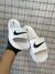 CHINELO SLIDER - NK BRANCO LOGO PRETA