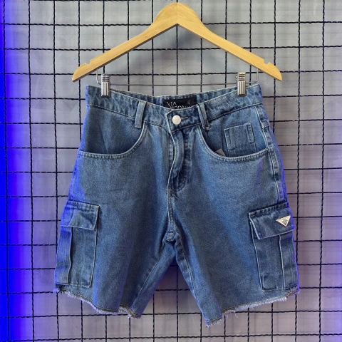 BERMUDA CARGO JEANS - REF:122528